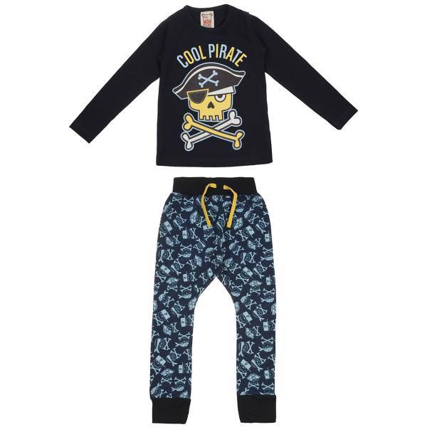 ست لباس پسرانه موشی مدل 16S1-025، Mushi 16S1-025 Baby Boy Clothing Set