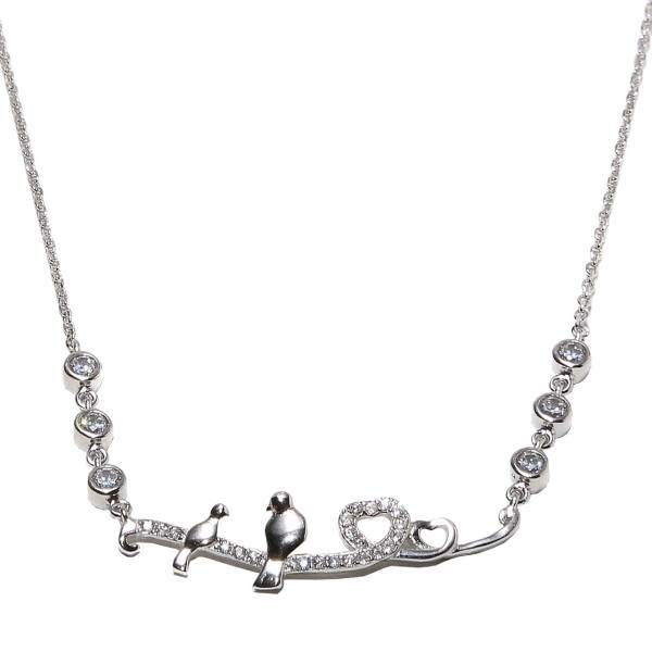 گردنبند نقره شهر جواهر مدل SJ-ZN017، Shahrejavaher SJ-ZN017 Silver Necklace