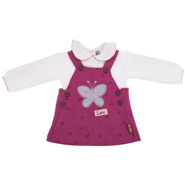 ست لباس دخترانه آدمک مدل 2913001V، Adamak 2913001V Baby Girl Clothing Set