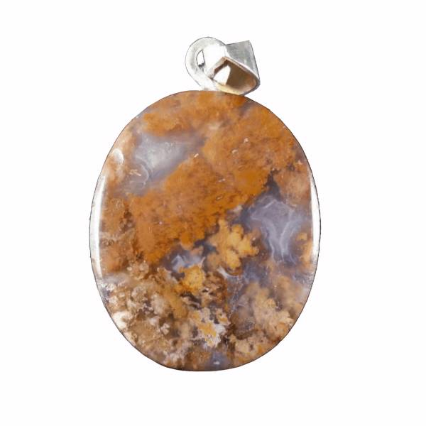 آویز گردنبند نقره عقیق پارس مدل A028، pars agate A028 Silver Necklace