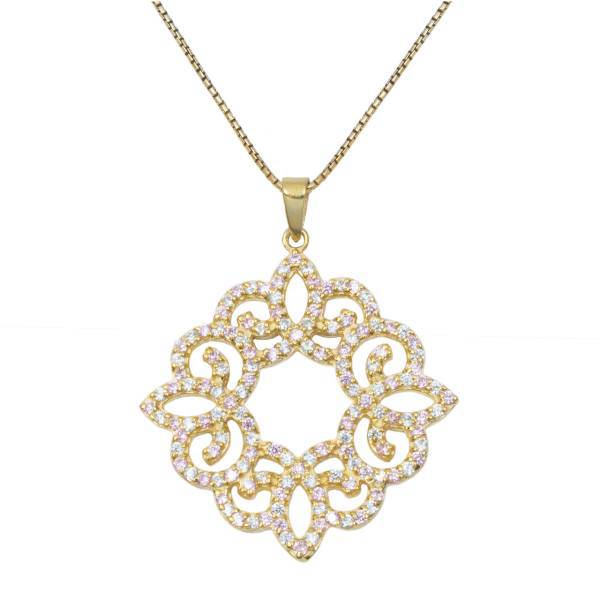 گردنبند نقره وندا طرح مخراجی مدل VNk01، Vanda VNk01 Necklace