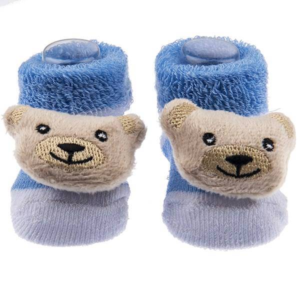 پاپوش عروسکی بیبی ساکس طرح موش، Baby Socks Mouse Puppet Footwear