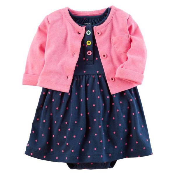 ست لباس دخترانه کارترز مدل 501، Carters 501 Baby Girl Clothing Set