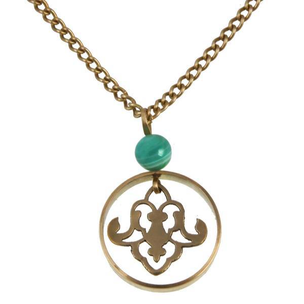 گردنبند برنجی گالری نسرین کد 235005