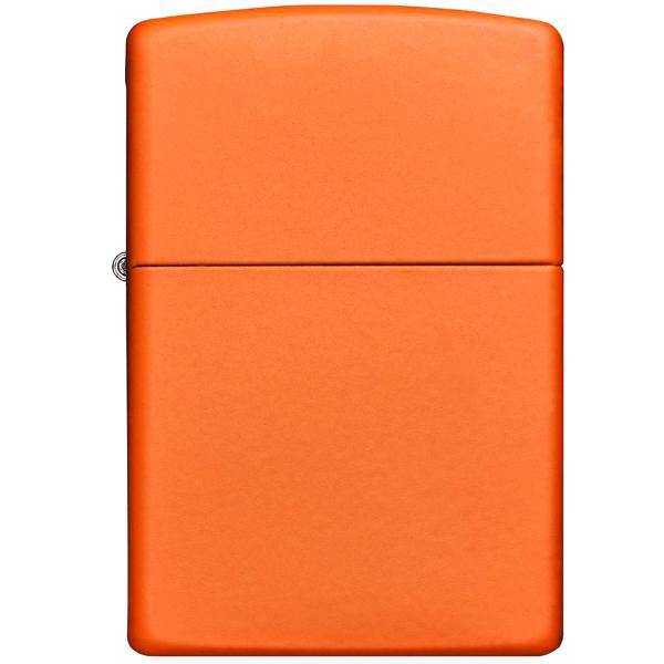 فندک زیپو مدل Reg Orange Matte کد 231