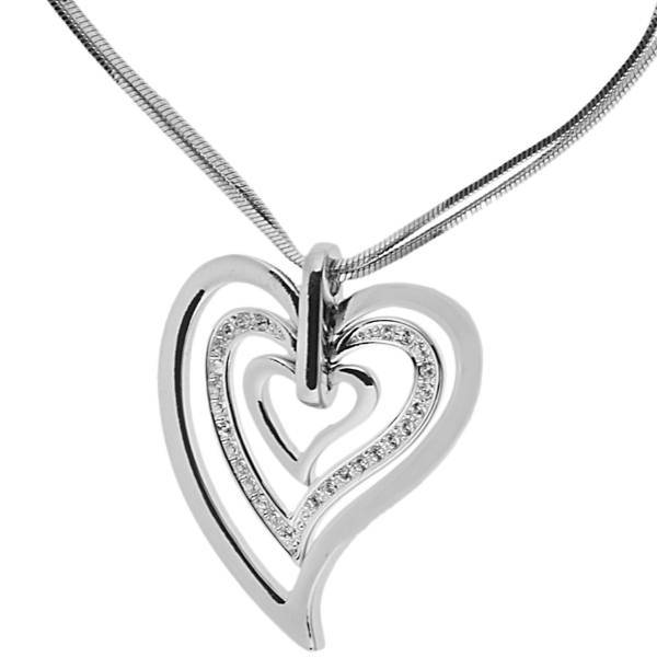 گردنبند الیور وبر مدل Pendant Loving Rhod.Crystal 8834، Oliver Weber Pendant Loving Rhod.Crystal 8834 Necklace