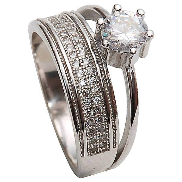 انگشتر نقره شهر جواهر مدل SJ-SR062، Shahrejavaher SJ-SR062 Silver Ring