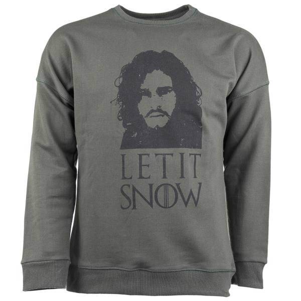 پلیور سبز مردانه سون پی ام مدل Let It Snow، Seven PM Let It Snow Pullover For Men