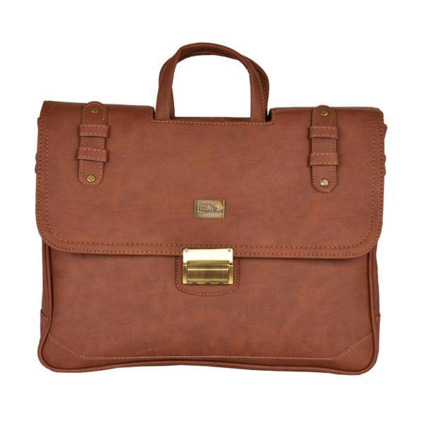 کیف اداری چرم صنعتی پارینه مدل p76-1، Parine P76-1 Leather Briefcase