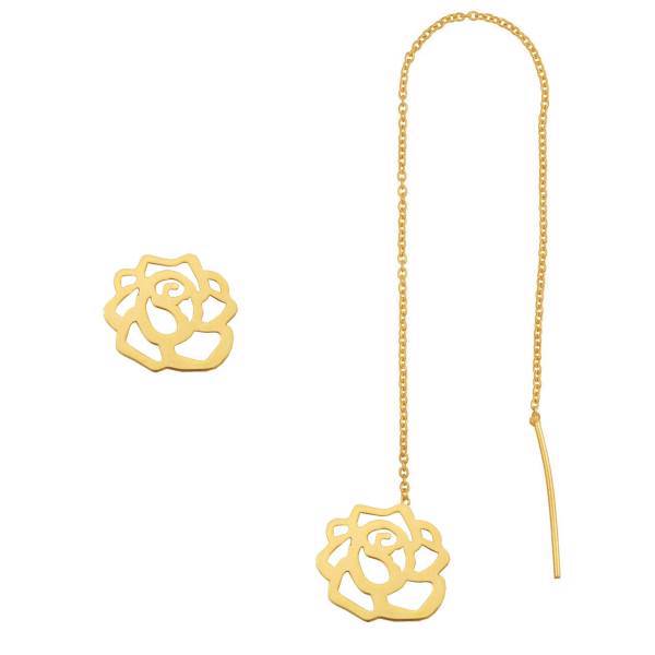 گوشواره طلا 18 عیار شانا مدل E-SG43، Shana E-SG43 Gold Earring