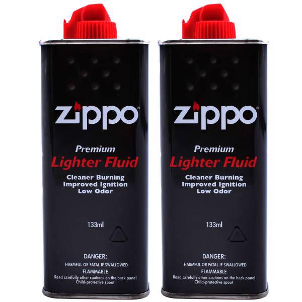 بنزین فندک زیپو مدل 133ML مجموعه دو عددی، Zippo 133ML Lighter Gasoline 2PCS