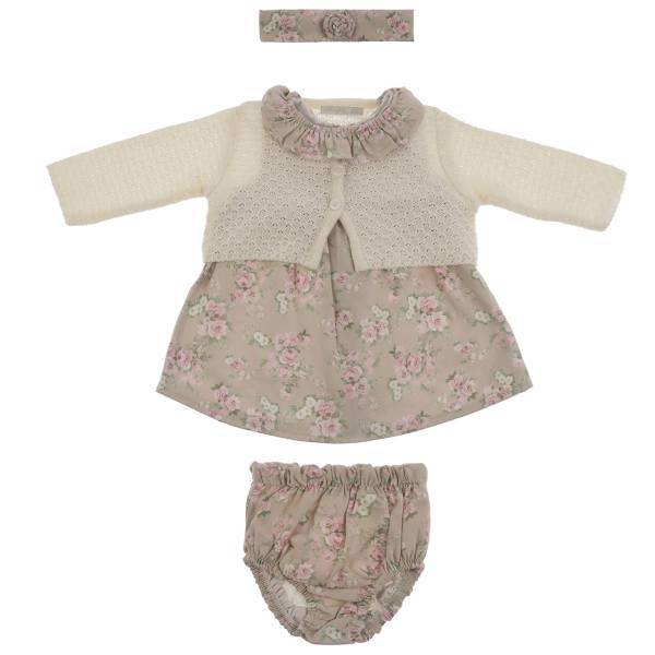 ست لباس دخترانه فیورلا مدل Fio1131، Fiorella Fio1131 Baby Girl Clothing Set