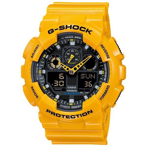 ساعت مچی عقربه ای مردانه کاسیو کاسیو-GA-100A-9A، Casio G-Shock GA-100A-9A