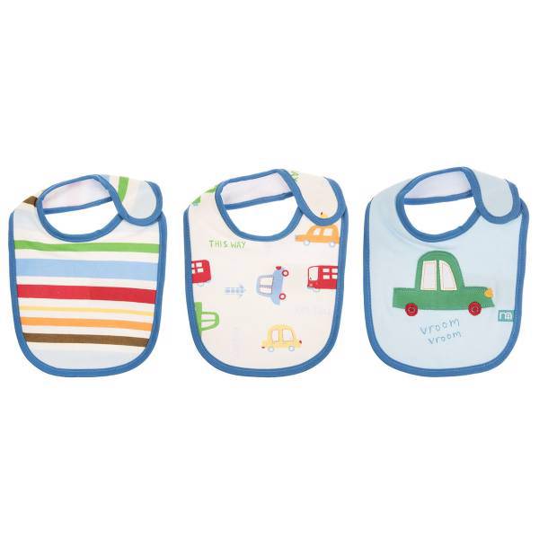 پیشبند مادرکر مدل80197 بسته 3 عددی کد 1412، Mothercare 80197 3pcs Baby Bib