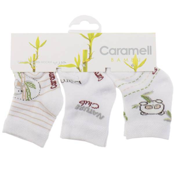 جوراب کارامل مدل COU1247B بسته 3 عددی، Caramell COU1247B Socks Pack Of 3