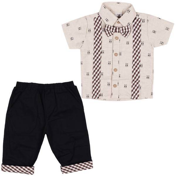 ست لباس پسرانه کوکو مدل 50230، Kookoo 50230 Baby Boy Clothing Set