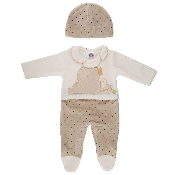 ست لباس نوزادی نیلی مدل 2133، Nili 2133 Baby Clothes Set