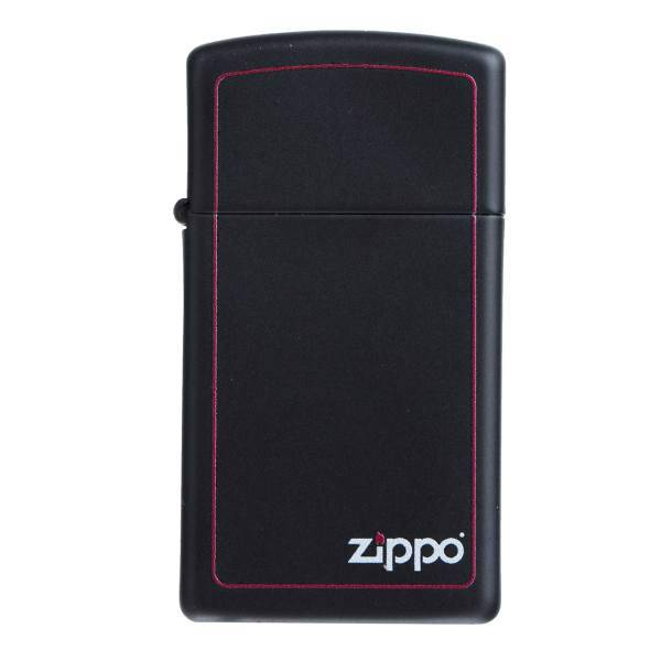 فندک زیپو مدل ZB SLM Black/Z-BRDR، Zippo SLM Black/Z-BRDR Lighter