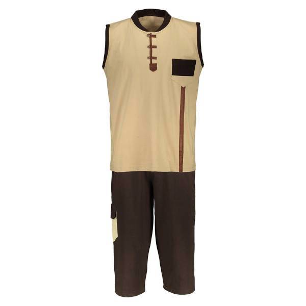 ست تی شرت و شلوارک مردانه رویین تن پوش مدل 484، Rooeentanpoosh 484 T-Shirt And Short Pants Set For Men
