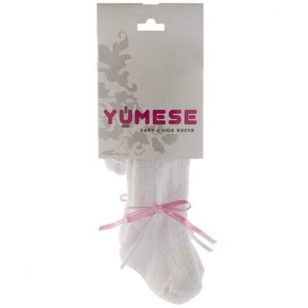 جوراب شلواری سفید یومسه مدل 402، Yumese W 402 Pantyhose