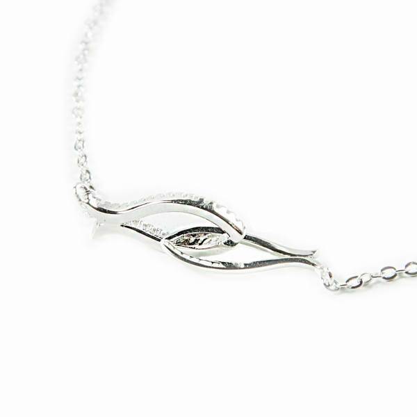 گردنبند نقره دو ماهی جیکس ویمن مدل NSV010، Jix Women NSV010 Silver Necklace