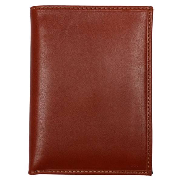 کیف پول نیم کتی رویال چرم کدM6-Brown