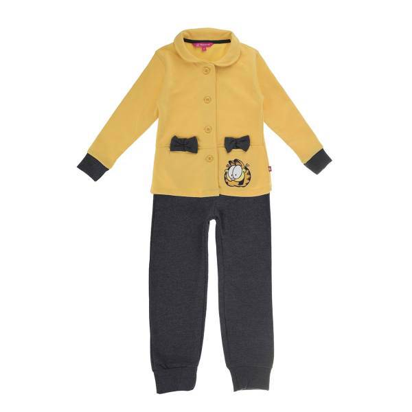ست سویشرت و شلوار دخترانه ولنتاین مدل 571-GL، Valentine 571-GL Sweatshirt And Pants For Girls