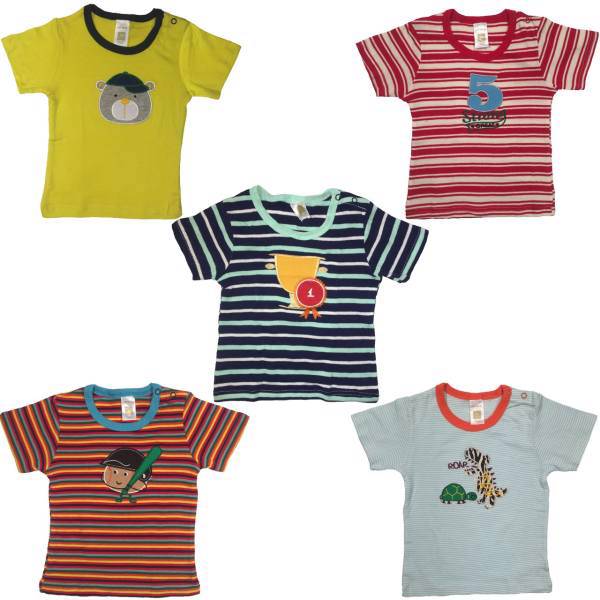 تیشرت کارترز پسرانه مدل 601-4 بسته 5عددی، carters 601-4 tshirt 5pack