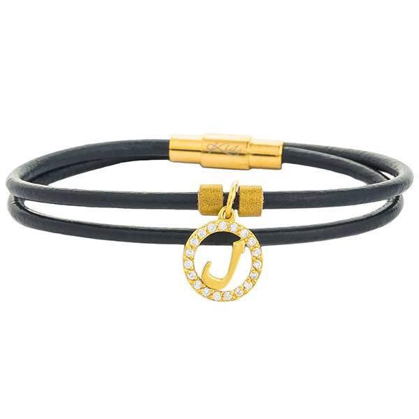 دستبند طلا 18 عیار کیا گالری مدل AB258-L، Kia-Gallery AB258-L Gold Bracele