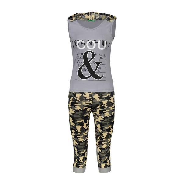 تاپ و شلوارک دخترانه زول مدل 13، Zool 13 Top and Shorts For Girls