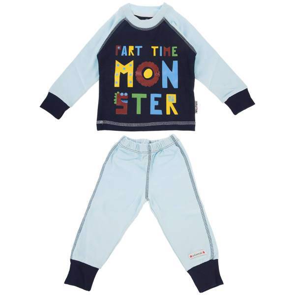 ست لباس پسرانه آدمک مدل 1159011B، Adamak 1159011B Baby Boy Clothing Set