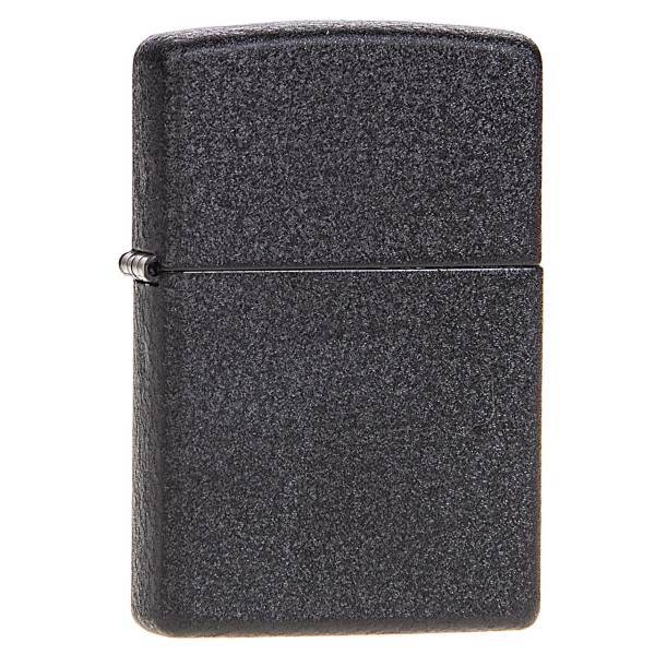 فندک زیپو مدل Reg Black Crackle کد 236، Zippo Reg Black Crackle 236 Lighter