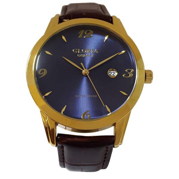 ساعت مچی عقربه ای مردانه گلوریا مدل 1062-Gold، Gloria 1062-Gold Watch For Men