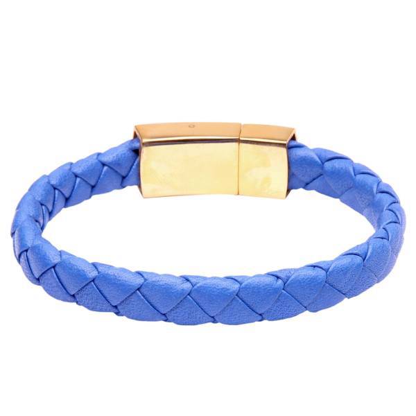 دستبند چرمی آتیس مدل I1100FSYBL، Atiss I1100FSYBL Leather Bracelet