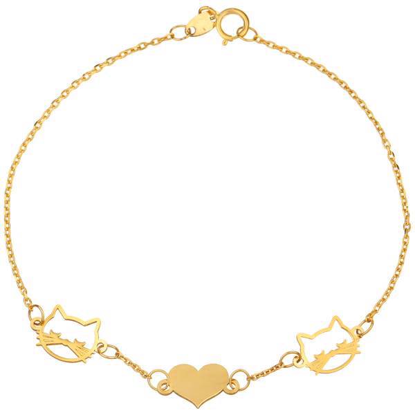 دستبند طلا 18 عیار ماهک مدل MB0248، Maahak MB0248 Gold Bracelet