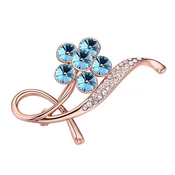 گل سینه روزینی مدل Br09، Rosiny Br09 Brooch