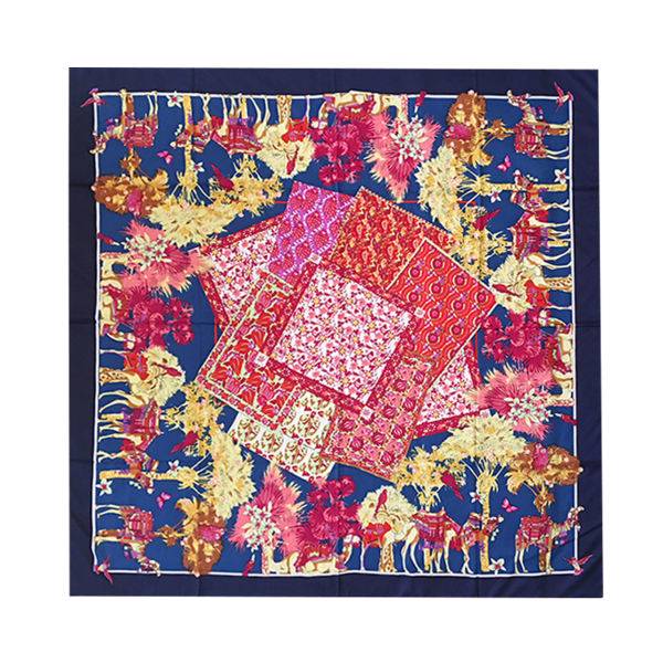 روسری مجلسی مدل H130، H130 Hermes Scarf