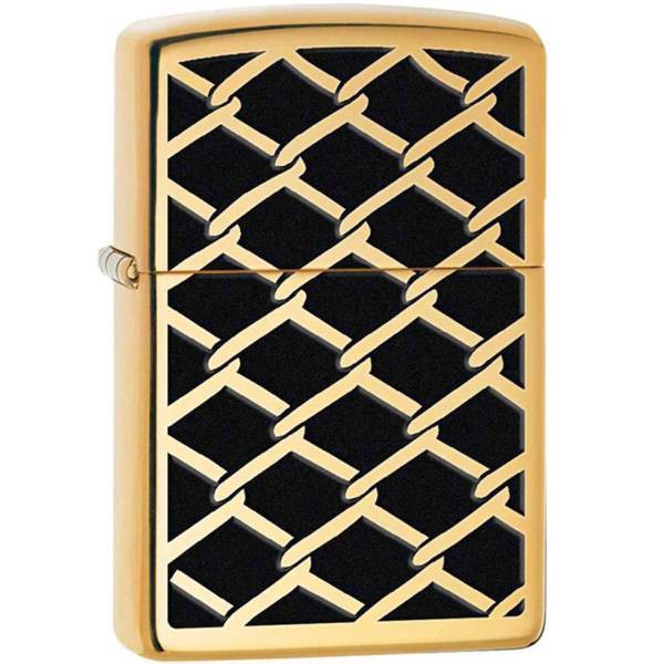 فندک زیپو مدل Fence Design کد 28675، Zippo Fence Design 28675 Lighter
