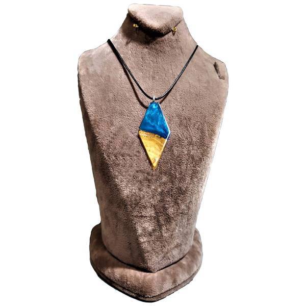 گردنبند دیپ فارست مدل001 bluewood