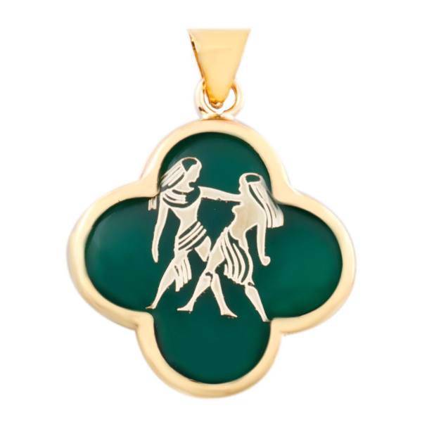 آویز گردنبند طلا 18 عیار مرجان مدل0132، Marjan 0132 Gold Necklace Pendant Plaque