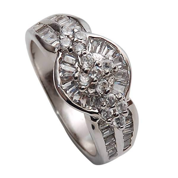 انگشتر نقره شهر جواهر مدل SJ-SR015، Shahrejavaher SJ-SR015 Silver Ring