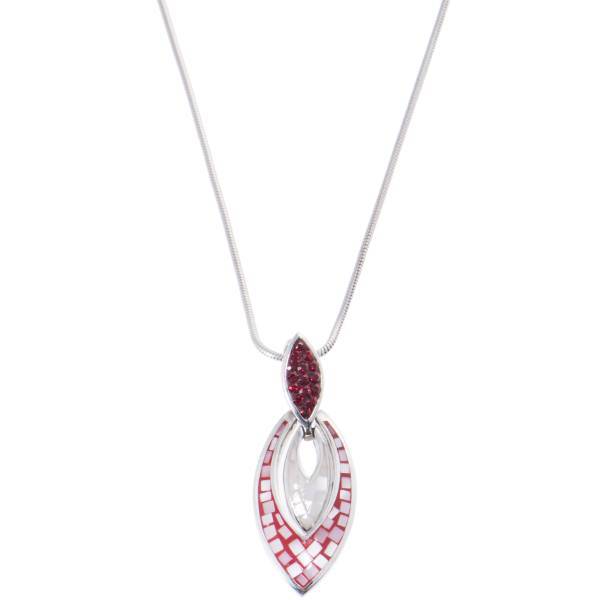 گردنبند الیور وبر مدل Tear Rhod Crystal 61021، Oliver Weber Tear Rhod Crystal 61021 Necklace