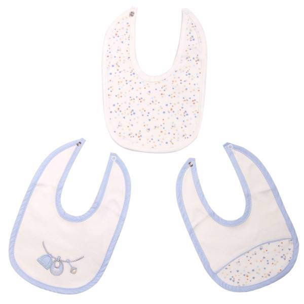 پیشبند بیبی دال مدل 70931B بسته 3 عددی، Baby Doll 70931B Baby Bib 3pcs