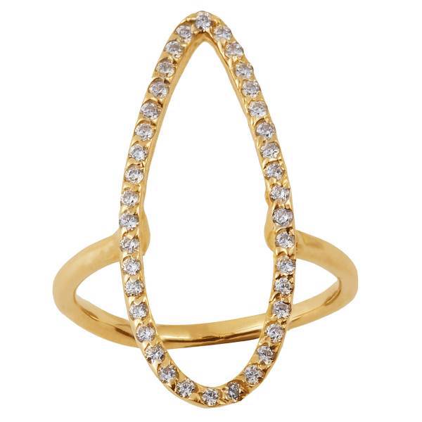 انگشتر طلا 18 عیار پرسته مدل 1032، Parasteh 1032 Gold Ring