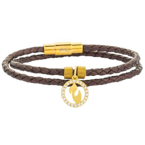 دستبند طلا 18 عیار کیا گالری مدل AB258-H، Kia Gallery AB258-H Gold Bracelet