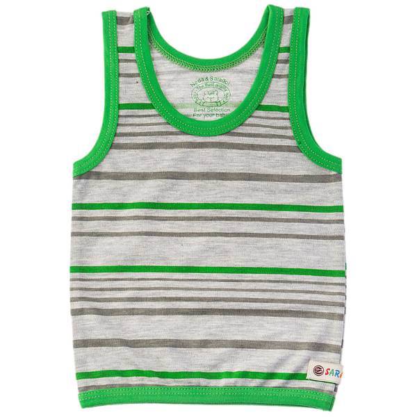 زیرپوش رکابی نوزادی ندا و ساراگل مدل 3054، Neda And Saragol 3054 Baby Singlet