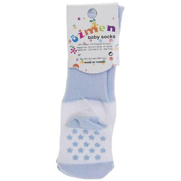 جوراب اوزمن طرح فیروزه ای، Ozmen Turquoise Socks