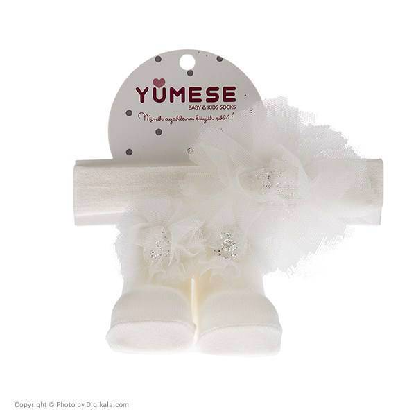 ست هدبند و جوراب یومسه مدل 3779، Yumese 3779 Headband And Socks Set