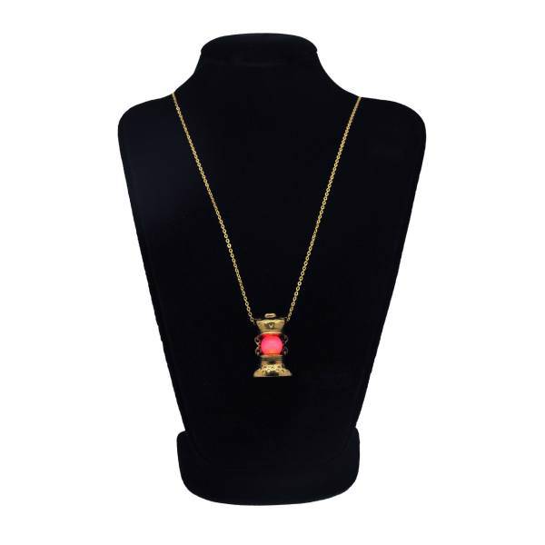 گردنبند لئو مدل کینگ طلایی نور قرمز کد KGR، Leo King Gold Red