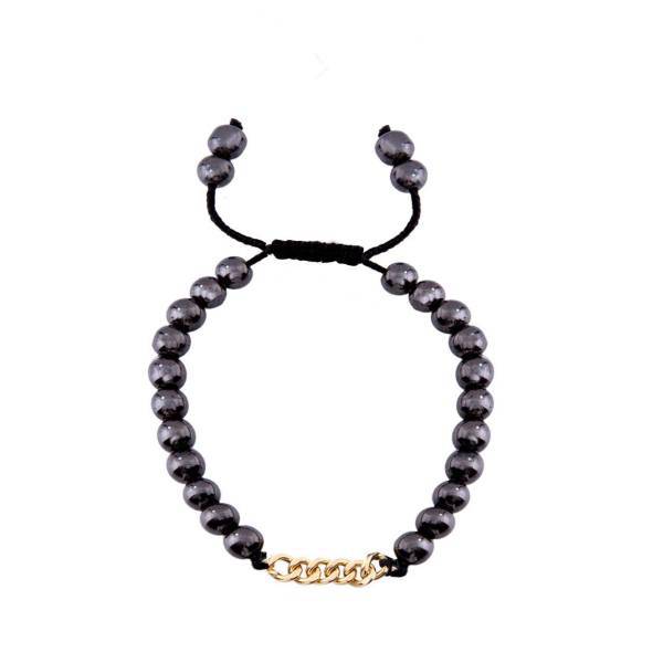 دستبند طلا 18 عیار مرجان مدل 0734، Marjan 0734 Gold Bracelet